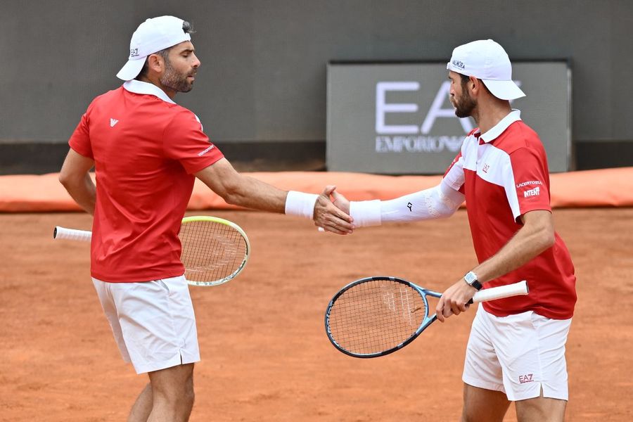 Bolelli e Vavassori vincono il doppio agli Internazionali di Roma Bolelli e Vavassori vincono il doppio agli Internazionali di Roma
