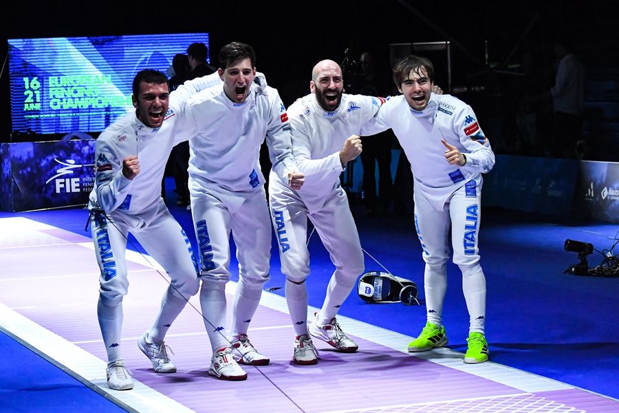 Italia campione d’Europa nella spada maschile, bronzo per le sciabolatrici Italia campione d’Europa nella spada maschile, bronzo per le sciabolatrici