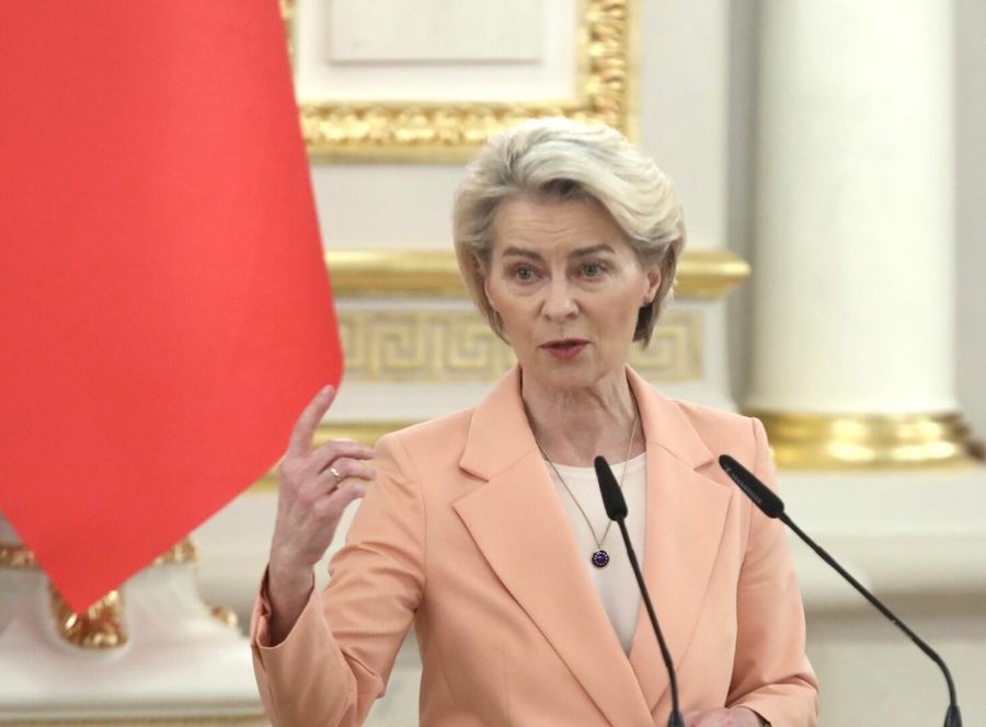 Von der Leyen “La pace sia alle condizioni dell’Ucraina”