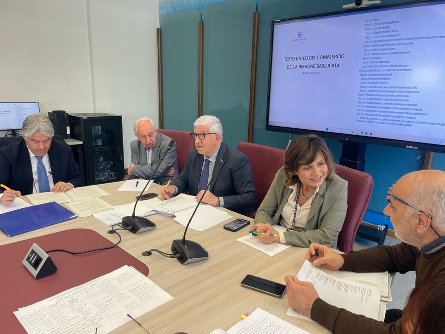 Testo Unico del Commercio, la Basilicata accelera sulla nuova legge