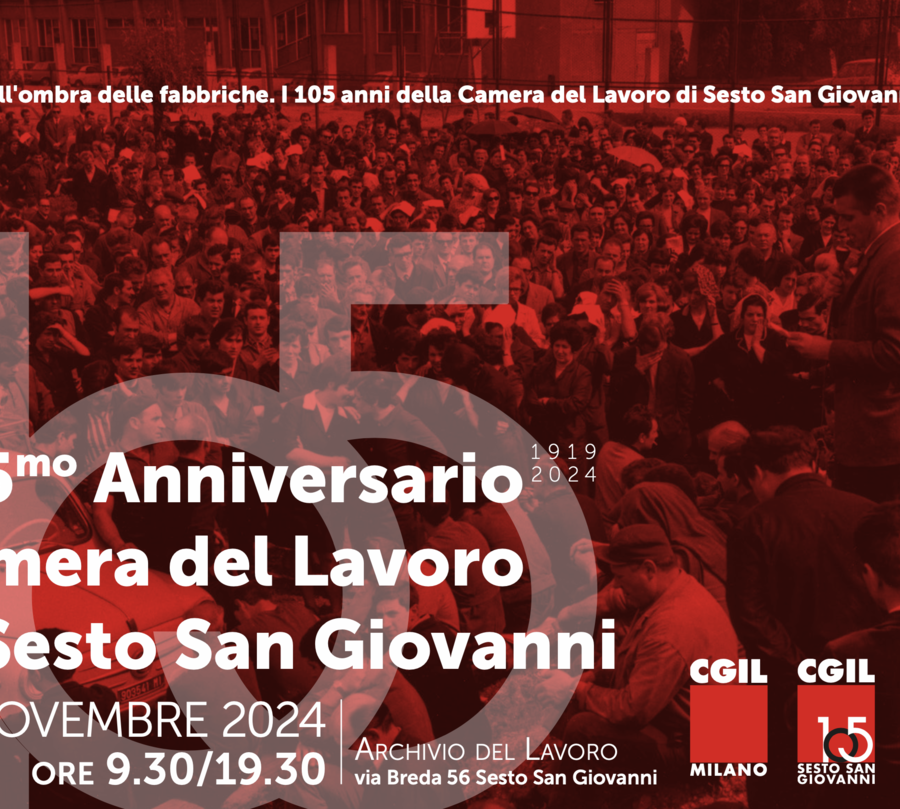 Celebrazione del 105° Anniversario della Camera del Lavoro di Sesto San Giovanni