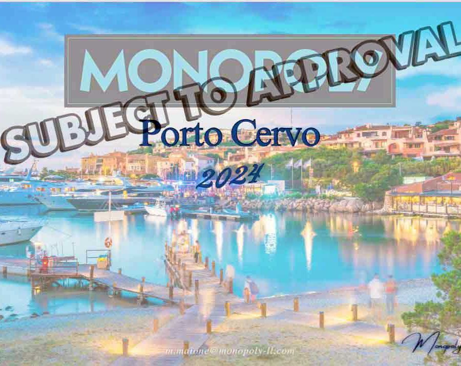 Dopo Monopoly Forte dei Marmi 2022 e Monopoly Capri 2023 è stata annunciata la versione 2024: Monopoly Porto Cervo