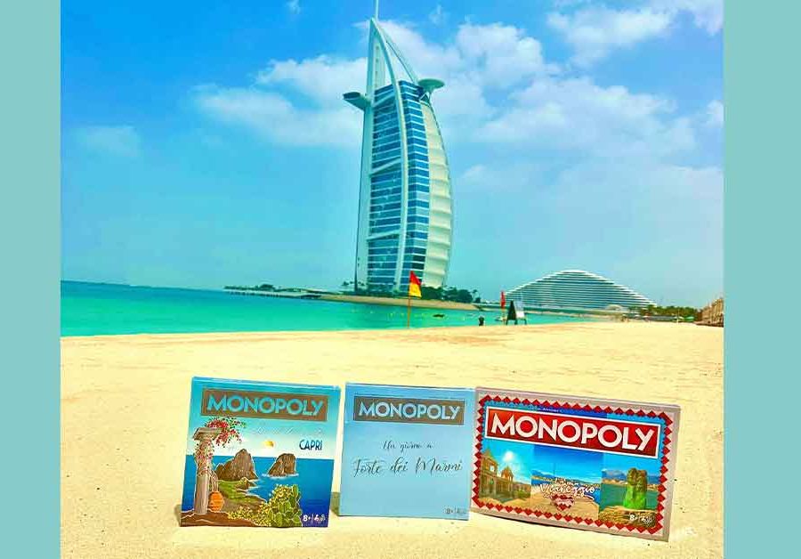 Monopoly Forte dei Marmi, Viareggio e Capri, una nuova guida per turisti di alto spending per gli Emirati