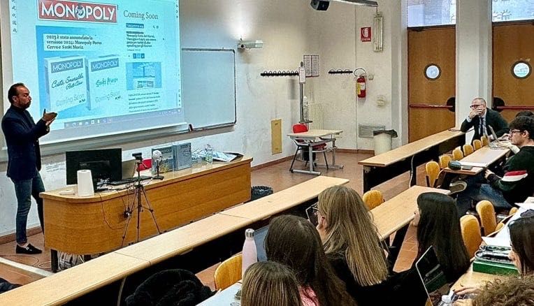 Michael Rothling all’Università Politecnica delle Marche con il suo case history di successo: Monopoly Luxury Line