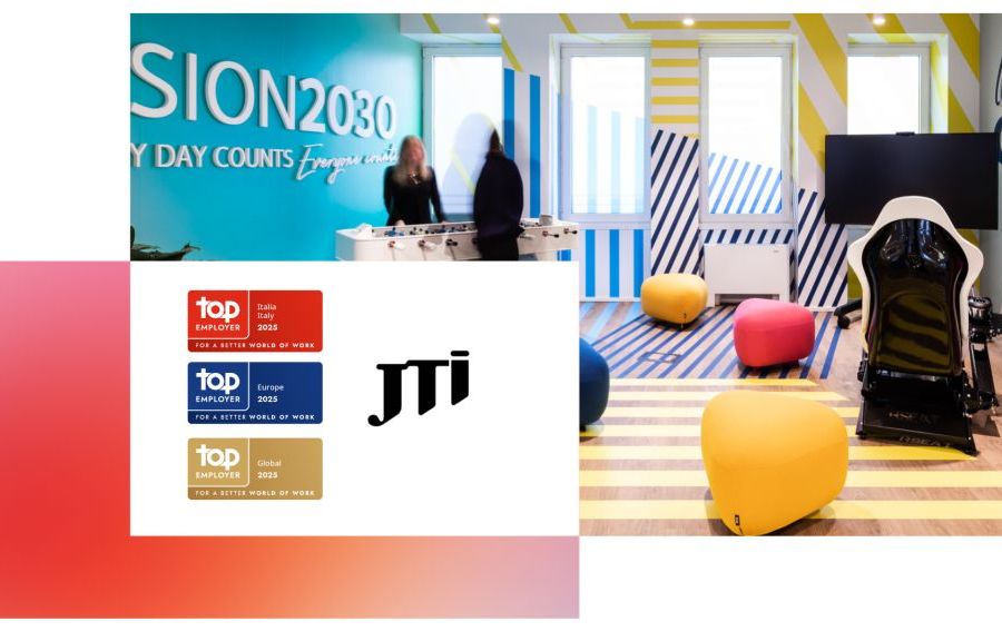 JTI Italia è Top Employer per il quindicesimo anno consecutivo