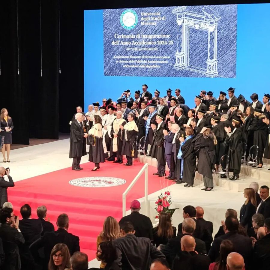 Lectio doctoralis di Mattarella “Solo con Ue unita un futuro di pace e benessere”