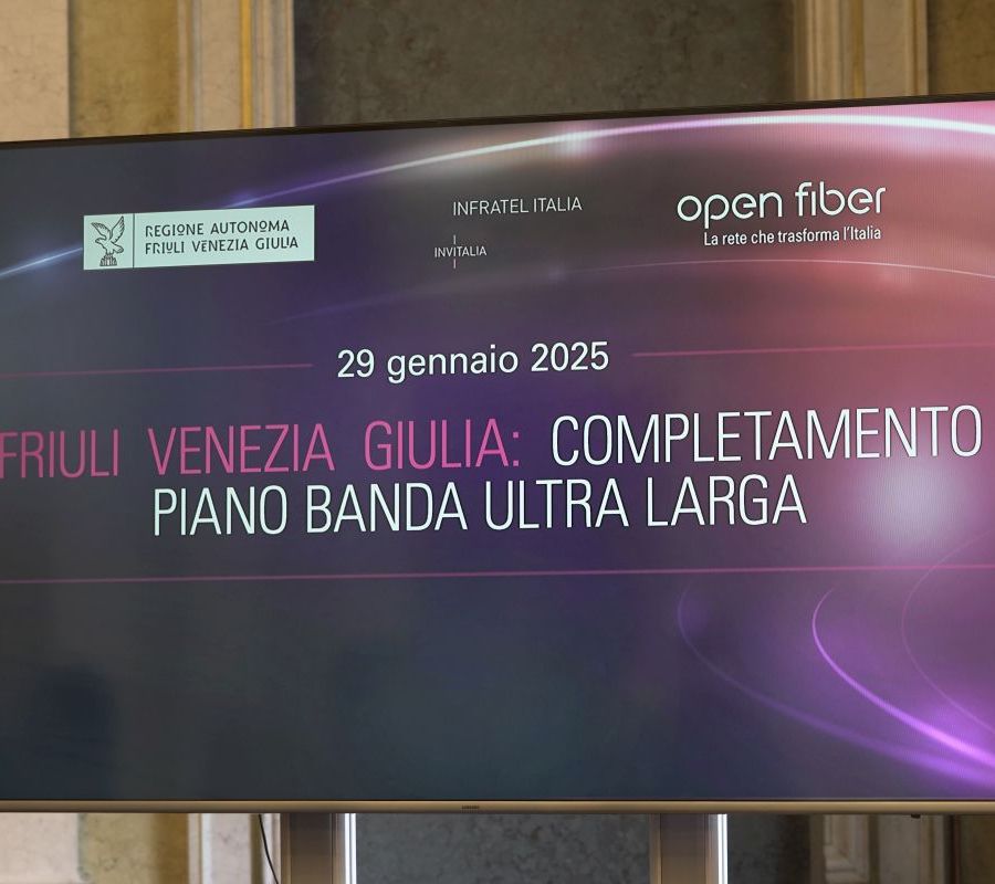 Open Fiber completa il piano banda ultra larga in Friuli Venezia Giulia