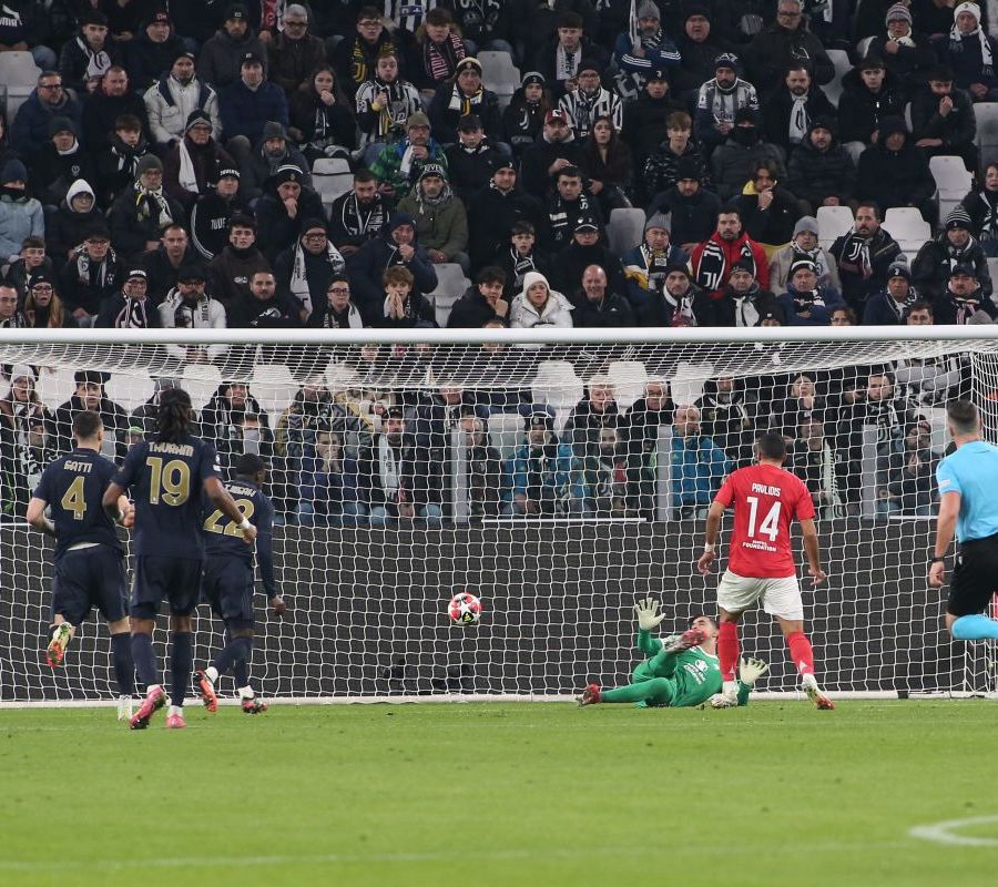 Juve ko allo Stadium col Benfica, ora i play-off