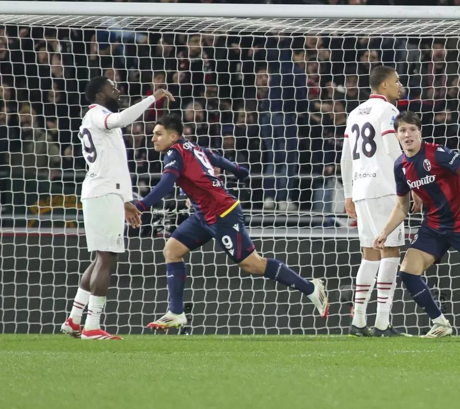 Leao illude il Milan, il Bologna la ribalta e vince 2-1