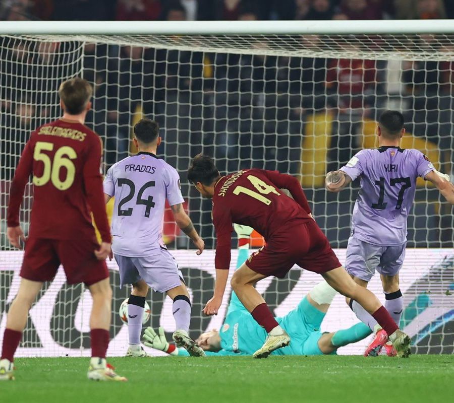 Roma-Athletic Bilbao 2-1, decide Shomurodov nel recupero