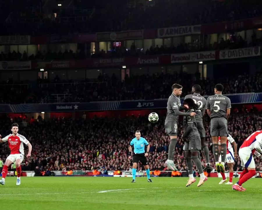Doppietta Rice e gol di Merino, l’Arsenal travolge il Real 3-0
