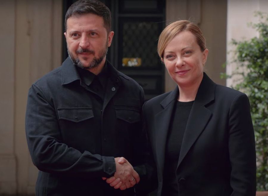 Zelensky “Apprezzo posizione chiara e di principio di Giorgia Meloni”