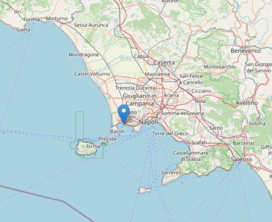 Terremoti, scossa di magnitudo 4.4 nella zona dei Campi Flegrei