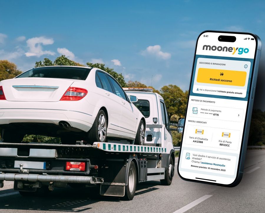 MooneyGo completa l’offerta del telepedaggio con l’assistenza stradale
