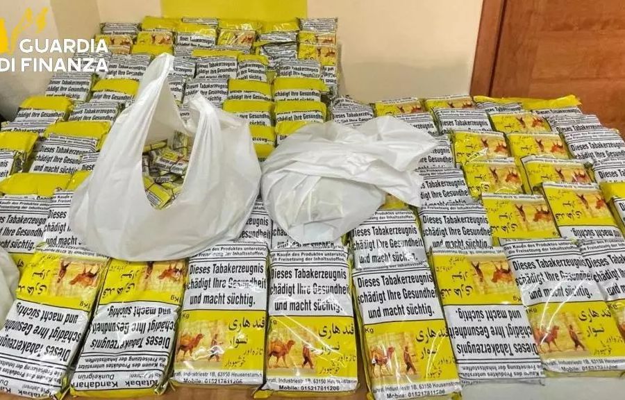 Contrabbando di tabacchi, sequestro da 20 Kg a Caltanissetta