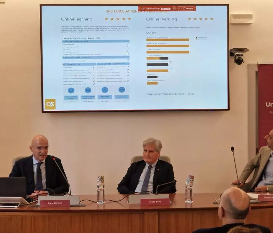 Ranking universitari, riconoscimento internazionale per UnitelmaSapienza