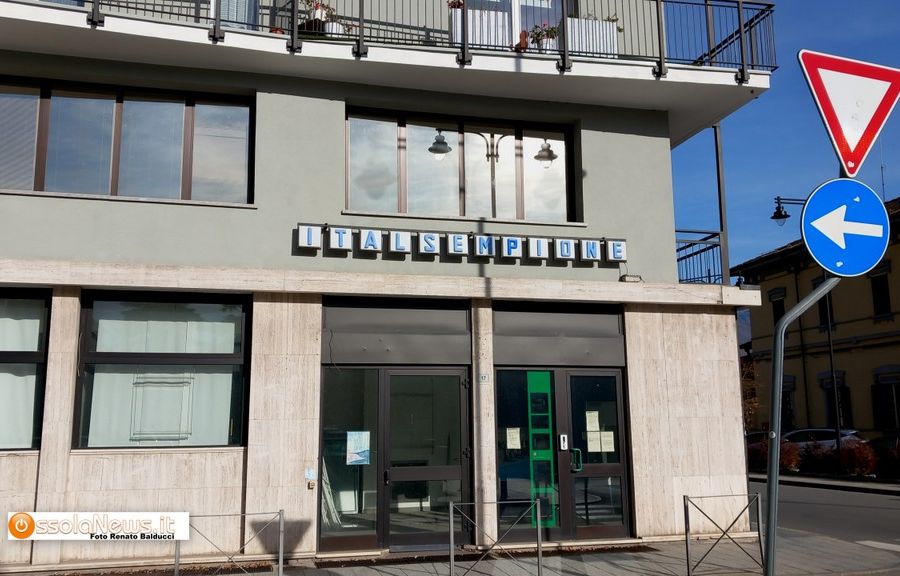 L'ex sede di Italsempione in piazza Matteotti a Domodossola