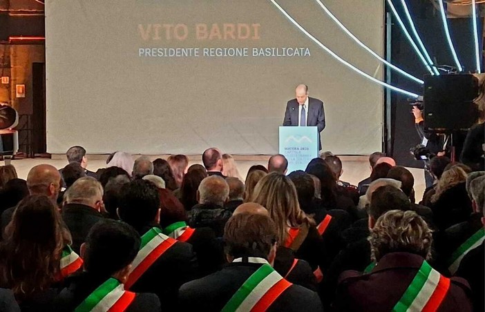 Matera capitale del Mediterraneo, Bardi: “Un laboratorio di dialogo e pace tra le due sponde”