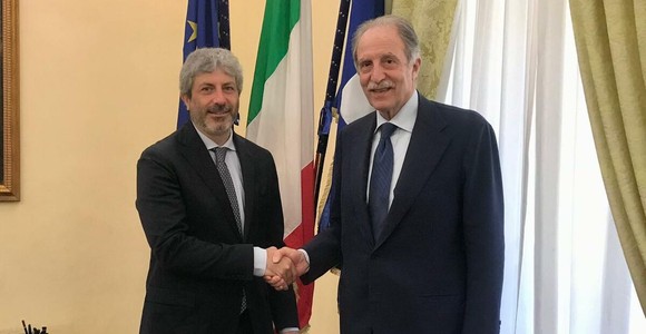 Basilicata e Campania, Bardi e Fico si incontrano a Napoli: «Sinergie per lo sviluppo del Sud» Basilicata e Campania, Bardi e Fico si incontrano a Napoli: «Sinergie per lo sviluppo del Sud»