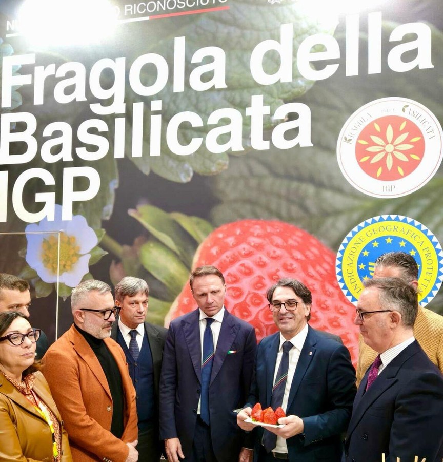 Fragola IGP Basilicata, punta di diamante della strategia lucana alla Fiera di Berlino