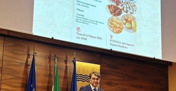 Basilicata, Cicala: "I prodotti tradizionali sono una leva di sviluppo per i nostri territori"