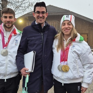 San Giovanni di Fassa in festa per Chiara Mazzel. La comunità abbraccia la campionessa paralimpica