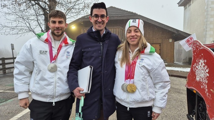 San Giovanni di Fassa in festa per Chiara Mazzel. La comunità abbraccia la campionessa paralimpica
