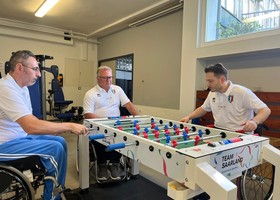 Calcio balilla paralimpico, Besozzo capitale dello sport inclusivo: Coppa Italia e raduno della nazionale