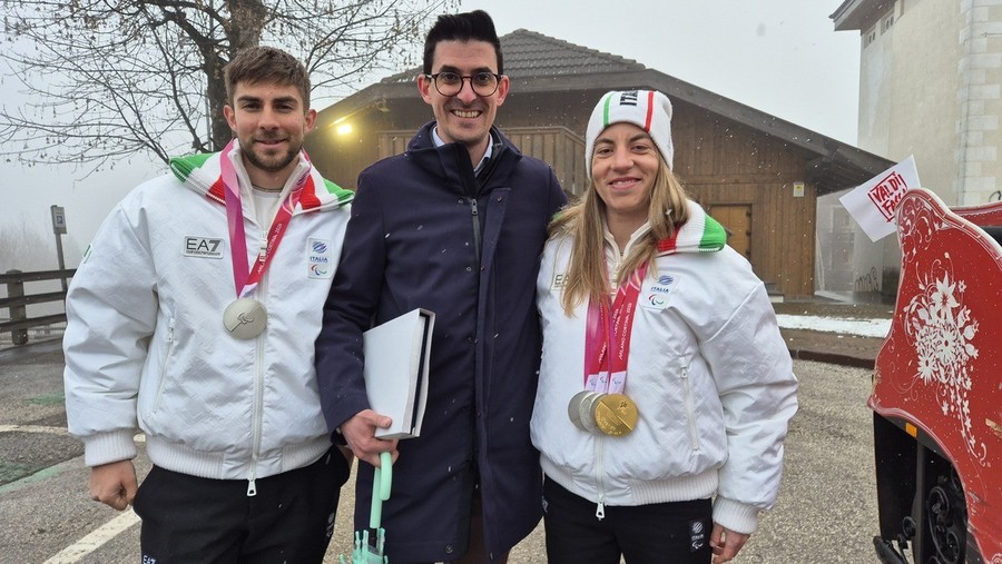 San Giovanni di Fassa in festa per Chiara Mazzel. La comunità abbraccia la campionessa paralimpica
