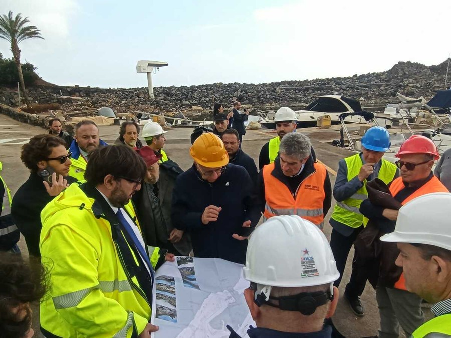 Ciclone Harry, via ai lavori a Porto Rossi. 776 mila euro per mettere in sicurezza il porticciolo di Catania