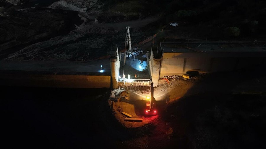 Diga Maccheronis, riparte l'invaso dopo il completamento del pancone. Disponibili 20 milioni di metri cubi per la stagione irrigua Diga Maccheronis, riparte l'invaso dopo il completamento del pancone. Disponibili 20 milioni di metri cubi per la stagione irrigua