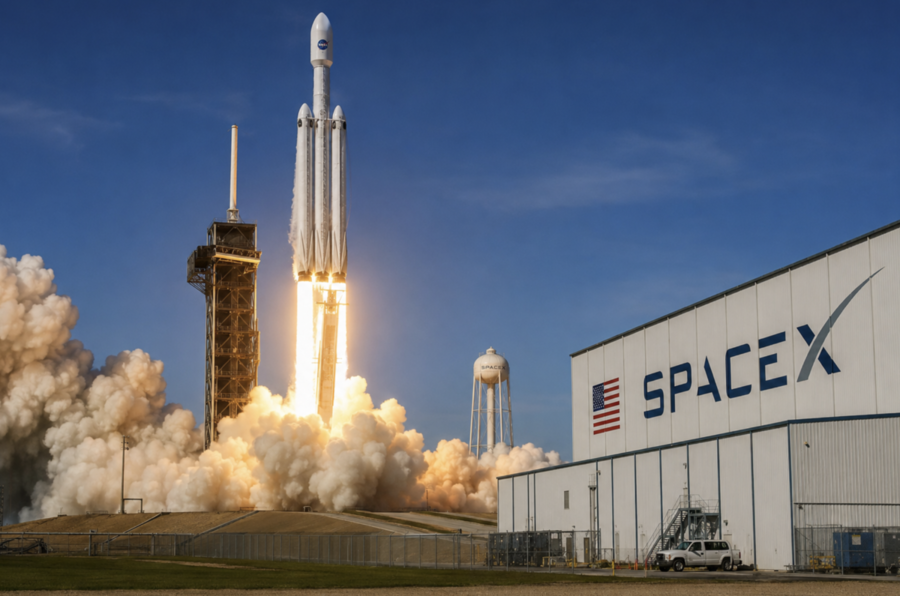 SpaceX porta Roman nello spazio SpaceX porta Roman nello spazio