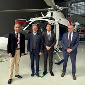 Bitonci in visita a Leonardo a Tessera: "Qui competenze strategiche per il Veneto e per il Paese"