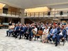 Alcuni momenti dell'inaugurazione tenuta oggi a Novara