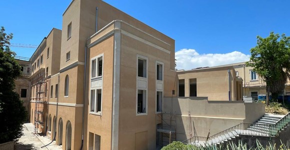 Catania, il Museo dell'Etna nell'ex ospedale Vittorio Emanuele: lavori all'80%, apertura entro il 2026