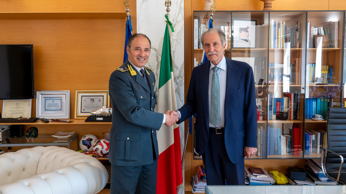 Ex colleghi, stessa divisa: Bardi incontra il nuovo comandante della Guardia di Finanza della Basilicata