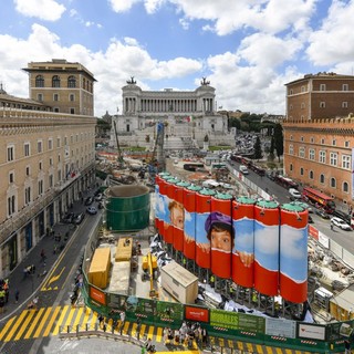 Webuild, nuova opera “MURALES” per la stazione Venezia della Metro C di Roma
