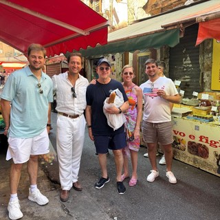 L’Ambasciatore Usa Fertitta a Palermo, un tour della città dal Massimo a Ballarò