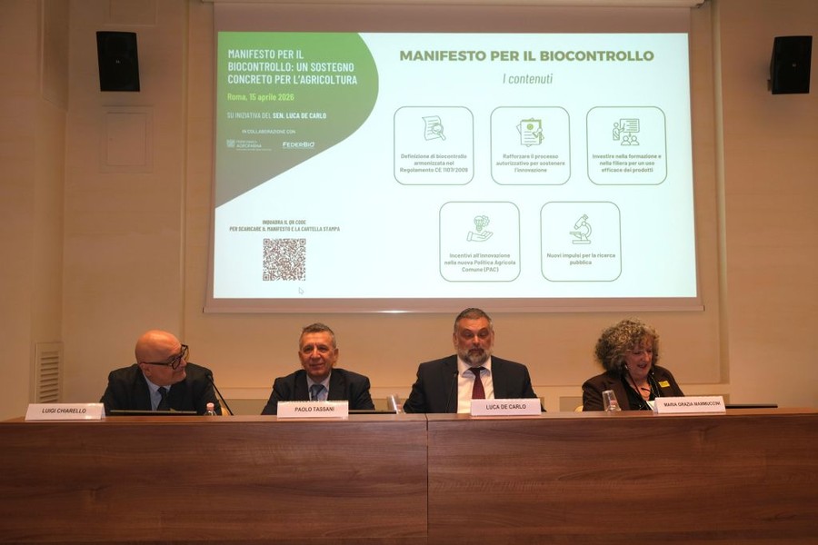Agrofarma-Federchimica e FederBio lanciano il Manifesto per il Biocontrollo Agrofarma-Federchimica e FederBio lanciano il Manifesto per il Biocontrollo