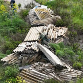 Sequestrata a Crotone una discarica abusiva con 6 tonnellate di amianto