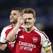 Odegaard punisce il Napoli, l’Arsenal vince 1-0 al Maradona Odegaard punisce il Napoli, l’Arsenal vince 1-0 al Maradona