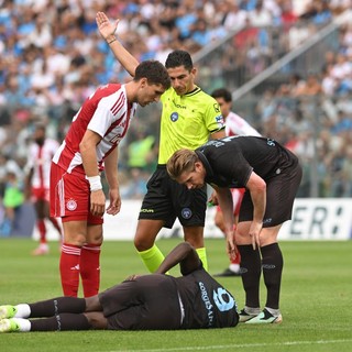 Napoli vince il test con l’Olympiacos ma preoccupa Lukaku