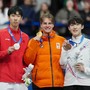 Oro Olanda nei 1000 mt Short Track, il cinese Sun Long 2° per 28 millesimi Oro Olanda nei 1000 mt Short Track, il cinese Sun Long 2° per 28 millesimi