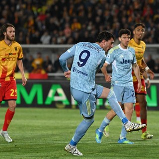 La Juve torna a vincere, a Lecce la decide Vlahovic