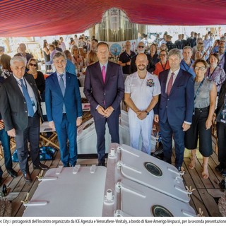 Vinitaly.Usa si presenta a bordo della nave Vespucci nella tappa di Quebec City