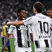 La Juventus parte bene, David e Vlahovic piegano il Parma
