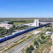 Cina-Europa: interporto Erenhot ha gestito oltre 15mila treni merci in 5 anni