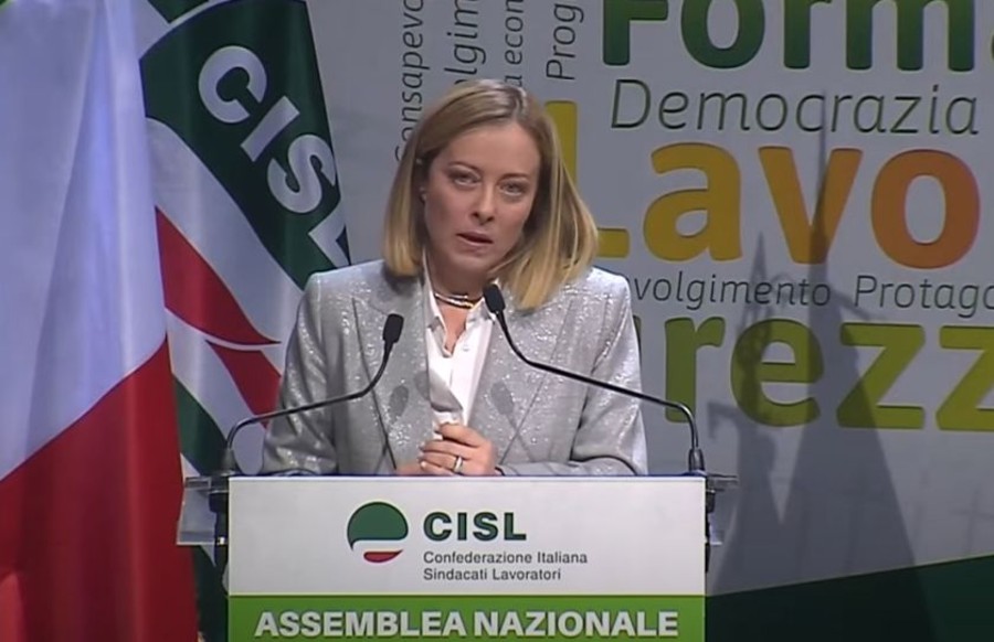 Meloni “Serve una nuova alleanza tra datore di lavoro e lavoratori”