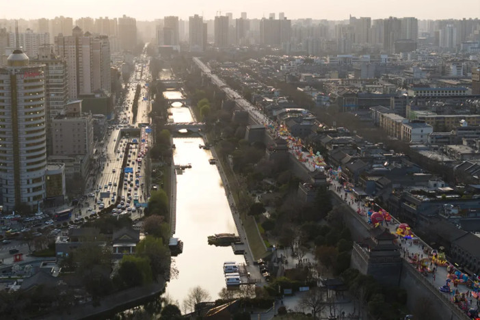 Cina: Xìan, completamente ricollegato antico fossato dopo oltre 70 anni Cina: Xìan, completamente ricollegato antico fossato dopo oltre 70 anni