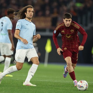 Lazio-Roma 1-1, Soulè risponde a Romagnoli
